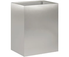 Sodo vazonas Sidabrinė 40 x 30 x 40 cm Nerūdijantis plienas