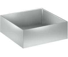 Sodo vazonas Sidabrinė 40 x 40 x 20 cm Galvanizuotas plienas