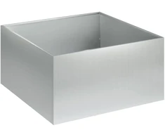 Sodo vazonas Sidabrinė 40 x 40 x 30 cm Galvanizuotas plienas