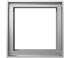 Sodo vazonas Sidabrinė 40 x 40 x 60 cm Galvanizuotas plienas