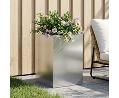 Sodo vazonas Sidabrinė 40 x 40 x 60 cm Galvanizuotas plienas