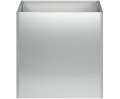 Sodo vazonas Sidabrinė 45 x 45 x 45 cm Galvanizuotas plienas