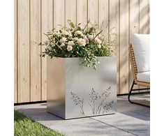 Sodo vazonas Sidabrinė 50 x 30 x 49 cm Galvanizuotas plienas