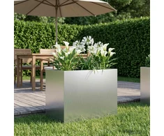 Sodo vazonas Sidabrinė 50 x 40 x 50 cm Galvanizuotas plienas