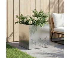 Sodo vazonas Sidabrinė 50 x 50 x 49 cm Galvanizuotas plienas