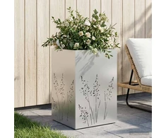 Sodo vazonas Sidabrinė 50 x 50 x 75 cm Galvanizuotas plienas