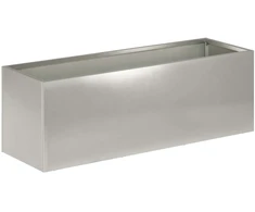 Sodo vazonas Sidabrinė 60 x 20 x 20 cm Nerūdijantis plienas