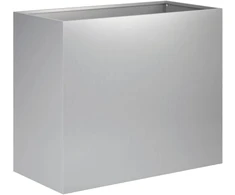 Sodo vazonas Sidabrinė 60 x 30 x 50 cm Galvanizuotas plienas