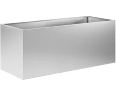 Sodo vazonas Sidabrinė 80 x 40 x 40 cm Galvanizuotas plienas