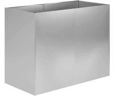 Sodo vazonas Sidabrinė 80 x 40 x 60 cm Galvanizuotas plienas