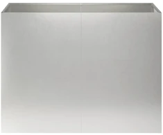 Sodo vazonas Sidabrinė 80 x 40 x 60 cm Nerūdijantis plienas