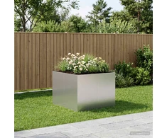 Sodo vazonas Sidabrinė 80 x 80 x 60 cm Galvanizuotas plienas