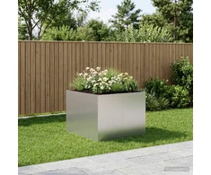 Sodo vazonas Sidabrinė 80 x 80 x 60 cm Galvanizuotas plienas