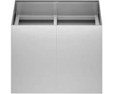Sodo vazonas Sidabrinė 80 x 80 x 60 cm Galvanizuotas plienas