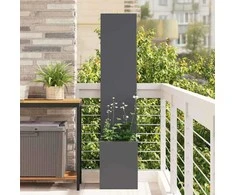 Sodo privatumo ekranas „Fretwork“ Antracitas 32 x 32 x 150 cm