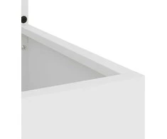 Sodo privatumo ekranas „Fretwork“ Balta 50 x 32 x 150 cm