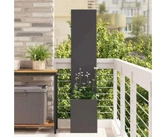 Sodo privatumo ekranas „Fretwork“ Juoda 32 x 32 x 150 cm
