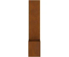 Sodo privatumo ekranas „Fretwork“ Rūdijanti 32 x 32 x 150 cm