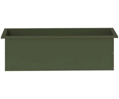 Sodo vazonas su LED 2 vnt. Alyvuogių žalia 30 x 100 x 30 cm