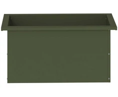 Sodo vazonas su LED 2 vnt. Alyvuogių žalia 30 x 60 x 30 cm