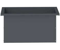 Sodo vazonas su LED 2 vnt. Antracitas 30 x 60 x 30 cm Plienas