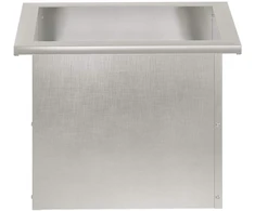 Sodo vazonas su LED 2 vnt. Sidabrinė 30 x 40 x 30 cm