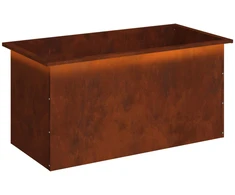 Sodo vazonas su LED Rūdijanti 50 x 100 x 48 cm