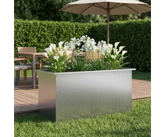 Sodo vazonas su LED Sidabrinė 50 x 100 x 48 cm