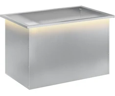 Sodo vazonas su LED Sidabrinė 50 x 80 x 48 cm