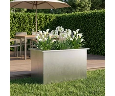 Sodo vazonas su LED Sidabrinė 50 x 80 x 48 cm
