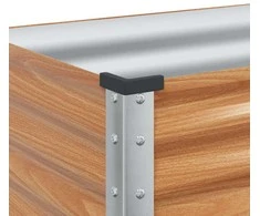Sodo vazonas Šviesiai rudas 100 x 45 x 90 cm Cinkuota plienas
