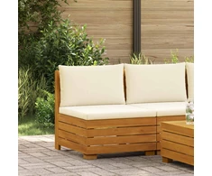 Sodo vidurinė sofa Kietos akacijos mediena Ruda