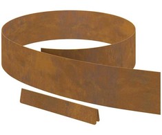 Vejo kraštas 4 pcs Rūdijanti 450 x 0.05 x 15 cm