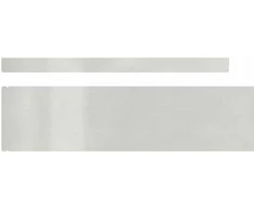 Vejo kraštas 4 vnt. 450 x 10 cm Nerūdijantis Plienas Sidabro