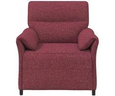 1 vietos sofa Vyno raudona 88 x 83 x 95 cm Audinys