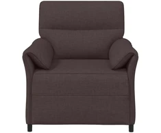 1 vietos sofa Tamsiai rudas 88 x 83 x 95 cm Audinys