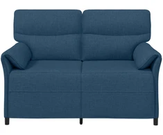 Dvitaškė sofa 2 vietos Mėlyna 138 x 83 x 95 cm Audinys