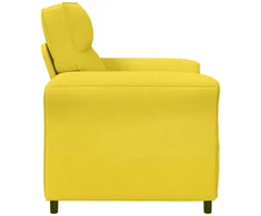 1 vietos sofa Šviesi geltona 88 x 83 x 95 cm Audinys