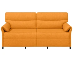 3-Vietis Sofa 3 vietos Tamsiai geltona 198 x 83 x 95 cm Audinys