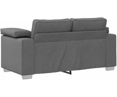 Sofa 2 pcs Tamsiai pilka 219 x 80 x 82 cm audinys