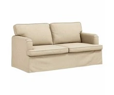 Sofa Sofos komplektas 2 pcs Kreminė 162 x 80 x 85 cm audinys