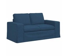 Sofa Sofos komplektas 2 pcs Mėlyna 162 x 80 x 82 cm audinys