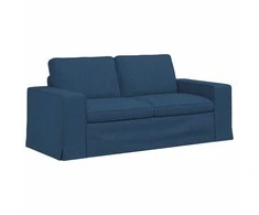 Sofa Sofos komplektas 2 pcs Mėlyna 182 x 80 x 82 cm audinys