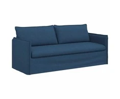 Sofa Sofos komplektas 2 pcs Mėlyna 196 x 82 x 85 cm Audinys
