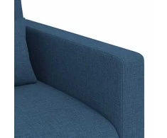 Sofa Sofos komplektas 2 vnt. Mėlyna audinys