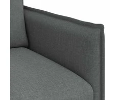 Sofa Sofos komplektas 2 vnt. Tamsiai pilka Audinys
