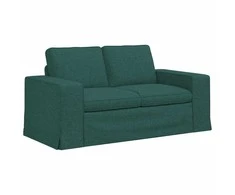 Sofa Sofos komplektas 2 pcs Tamsiai žalia 162 x 80 x 82 cm audinys