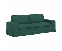 Sofa Sofos komplektas 2 pcs Tamsiai žalia 222 x 80 x 82 cm audinys