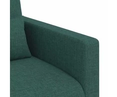 Sofa Sofos komplektas 2 vnt. Tamsiai žalia audinys