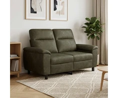 Sofa Armijos Žalia 158 x 90 x 95 cm Dirbtinė suedė oda